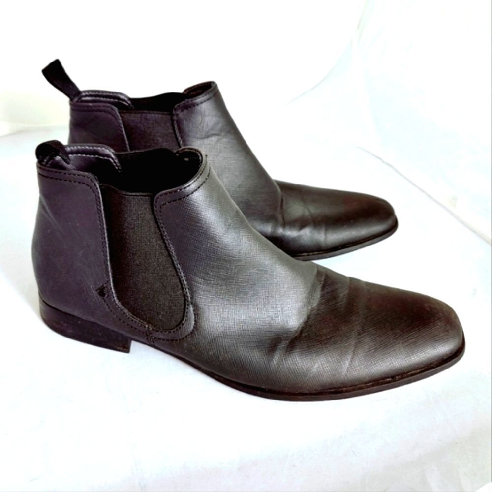 Guess Men's Black Chukka Ankle Boots, Sz 8.5